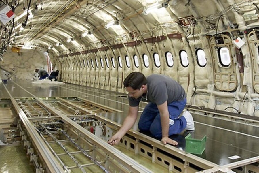 Hamburg, Airbus im Innern